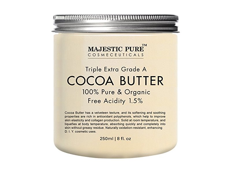Majestic Pure Cocoa Butter, 100% Pure & Organic, 8 fl oz