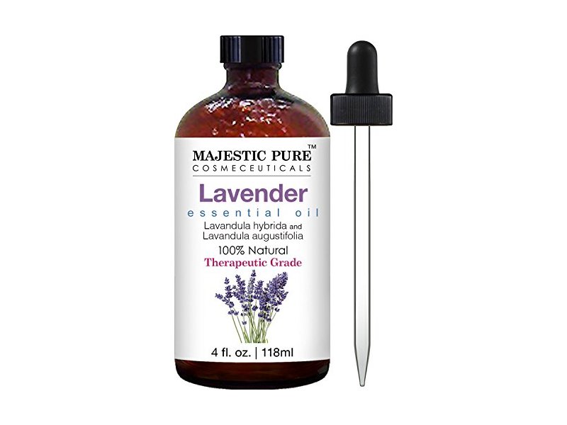 Majestic Pure Lavender Oil, Natural, Therapeutic Grade, Premium Quality Blend of Lavender Essential Oil, 4 fl. Oz