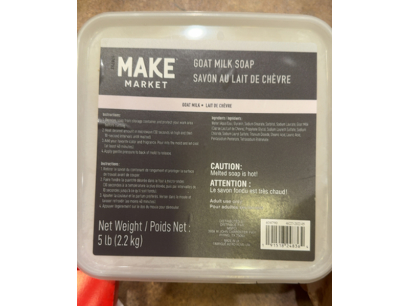 Make Market Soap, Goat Milk, 2.2 kg