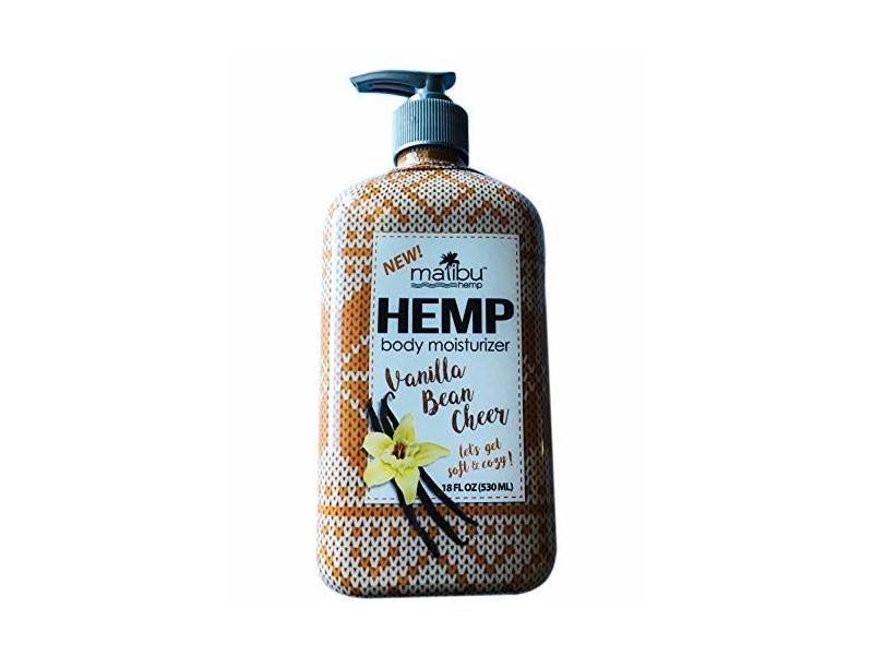 Malibu Hemp Very Merry Hemp Body Moisturizer - Holiday Scent (Vanilla Bean Cheer (2 Pack))