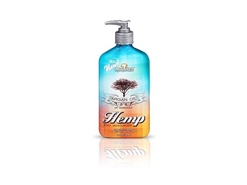 Malibu Tan Argan Oil Hemp Body Moisturizer, 18 fl oz