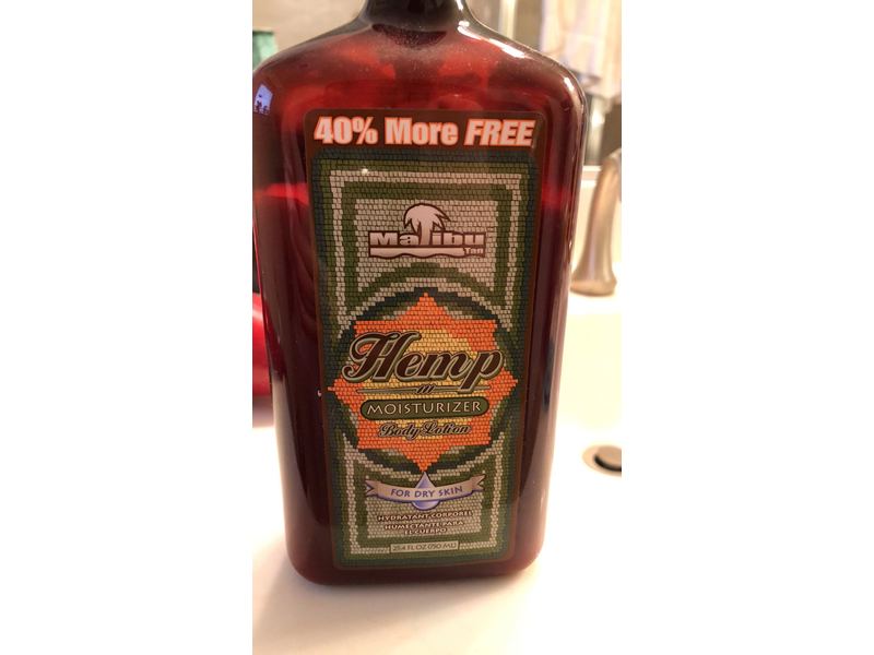 Malibu Tan Hemp Moisturizer Body Lotion, 25.4 fl oz