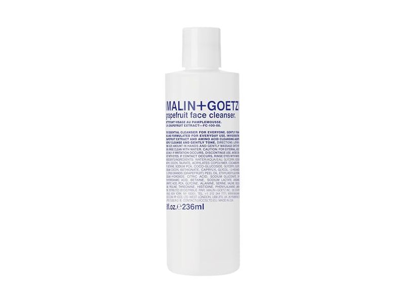 Malin + Goetz Face Cleanser, Grapefruit, 8 fl oz/236 mL