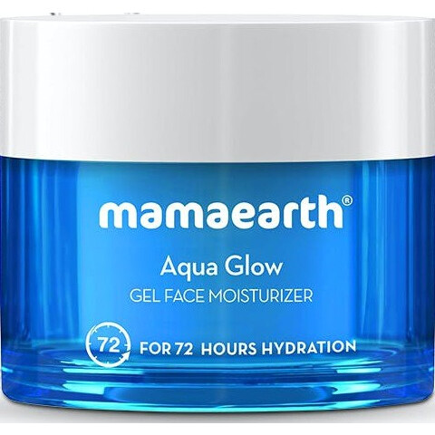 Mamaearth Aqua Glow Gel Face Moisturizer With Himalayan Thermal Water & Hyluronic Acid For 72 Hours