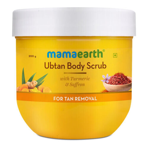 Ubtan Body Scrub With Turmeric & Saffron For Tan Removal