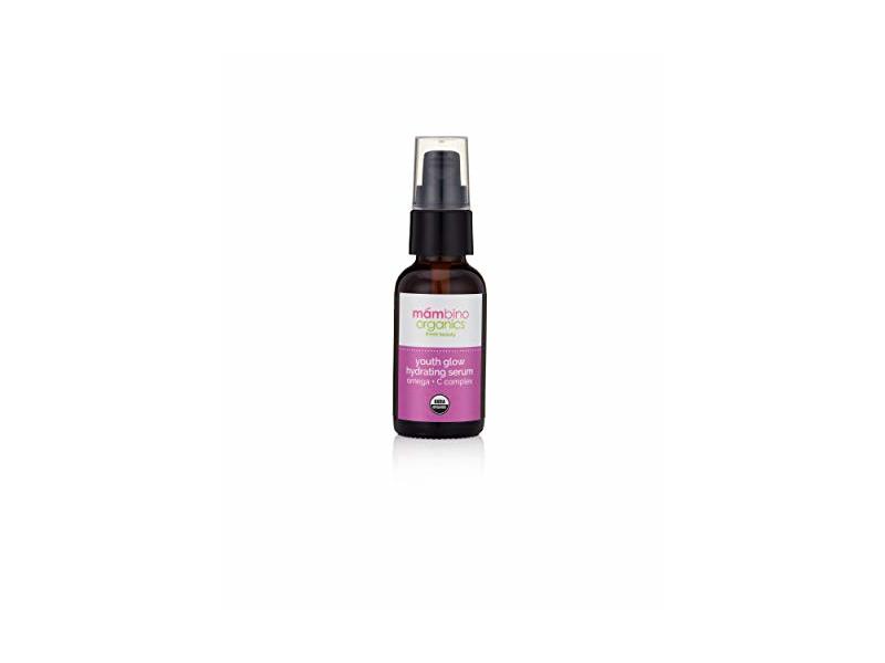 Mambino Organics Youth Glow Hydrating Serum, Omega+C Complex, 1 fl oz/30 ml