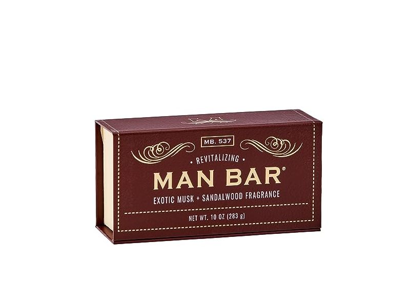 Man Bar Revitalizing Soap, Exotic Musk & Sandalwood, 10 oz/283 g