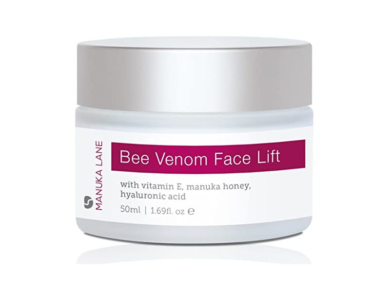 Manuka Lane Bee Venom Face Lift Cream, Vitamin E, Manuka Honey, 1.69 fl oz/50 mL