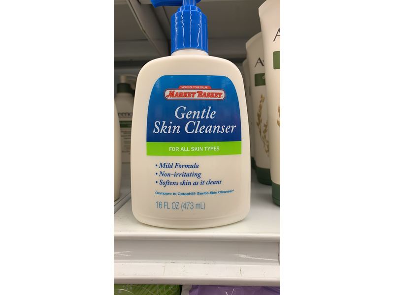 Market Basket Gentle Skin Cleanser, All Skin Types, 16 fl oz