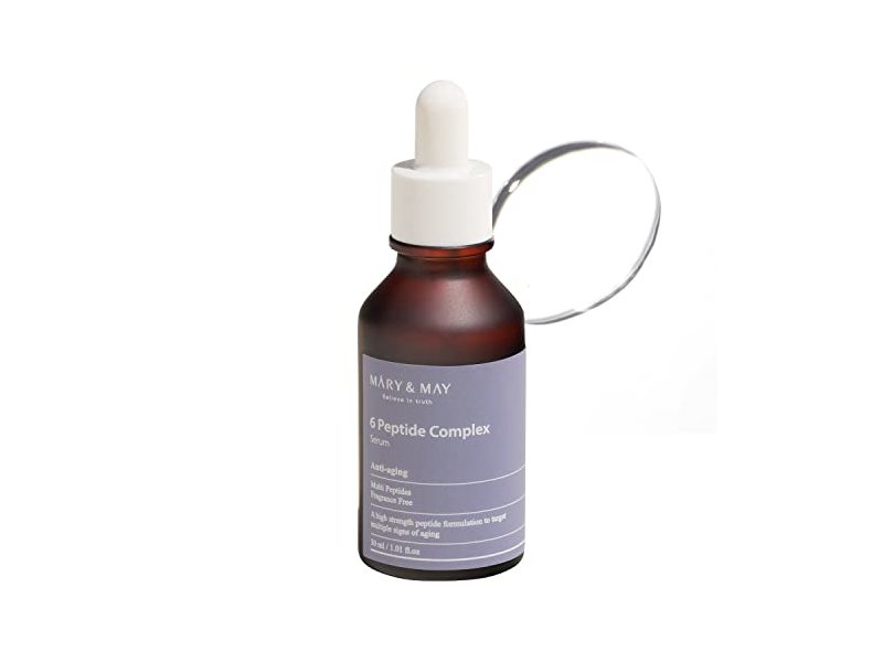 Mary&May Youth & Glow Multi Complex Serum, 6 Peptide, 1.01 fl oz/30 mL