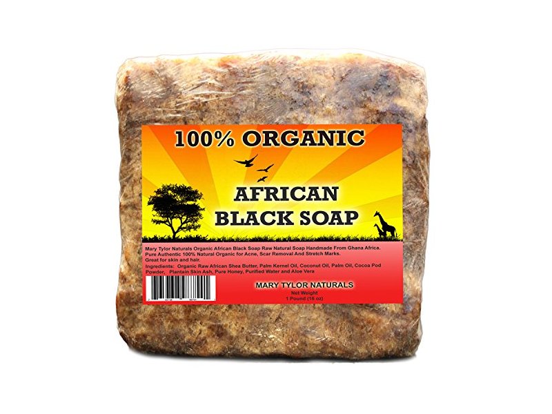 Mary Tylor Naturals Organic African Black Soap, 16 oz