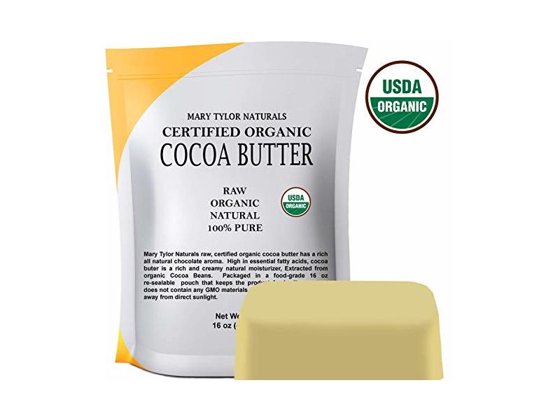 Mary Tylor Naturals Organic Cocoa Butter, 1 lb