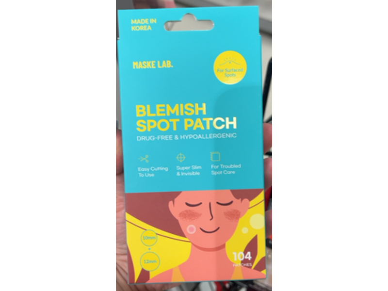 Maske Lab Blemish Spot Patch, 104 Count