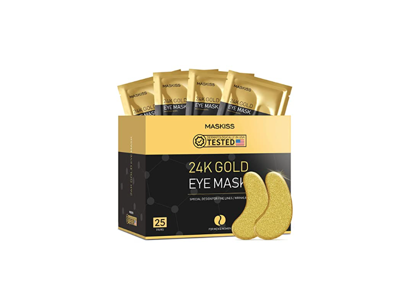 Maskiss 24K Gold Eye Mask, 25 Pairs