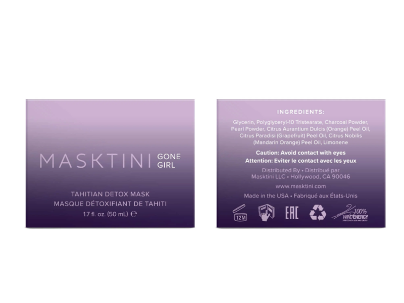 Masktini Gone Girl Tahitian Detox Mask, 1.7 fl oz/50 mL