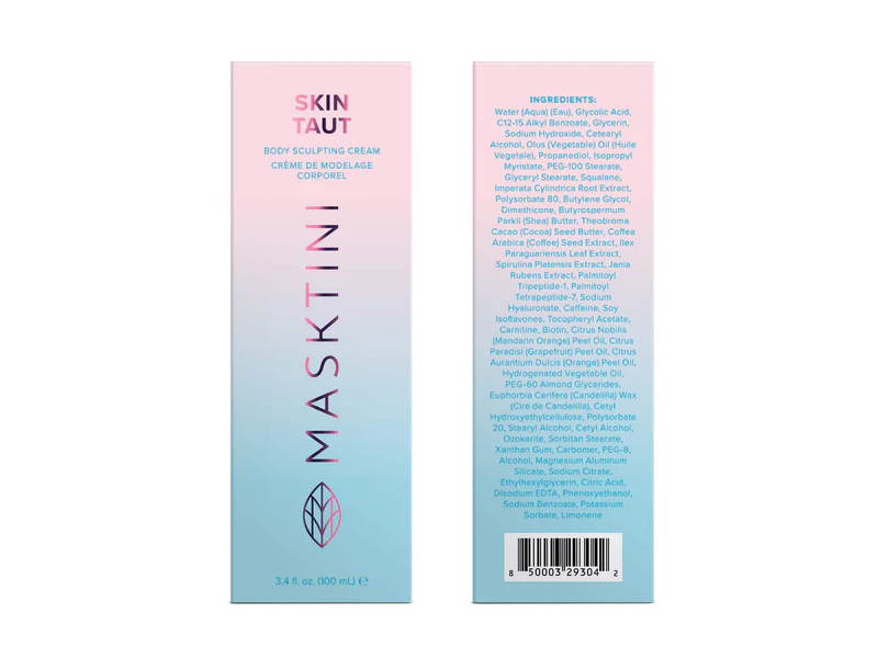 Masktini Skin Taut Body Sculpting Cream, 3.4 fl oz/100 mL