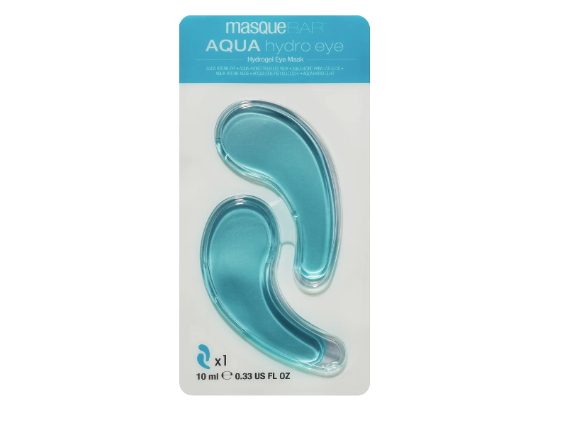 Masque Bar Eye Patches, Aqua Hydro Gel ,0.33 fl oz/10 mL, Pack Of 6