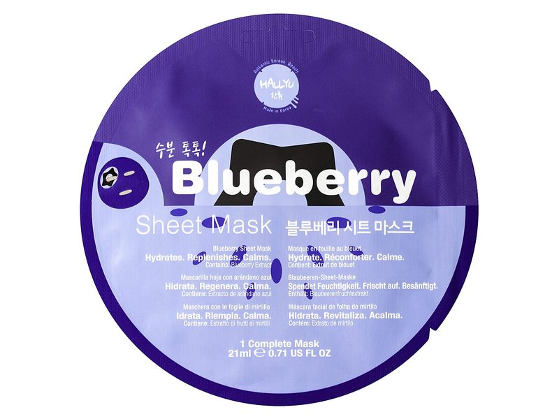 Masque Bar Hallyu Blueberry Jelly Mask, 0.84 fl oz/25 ml