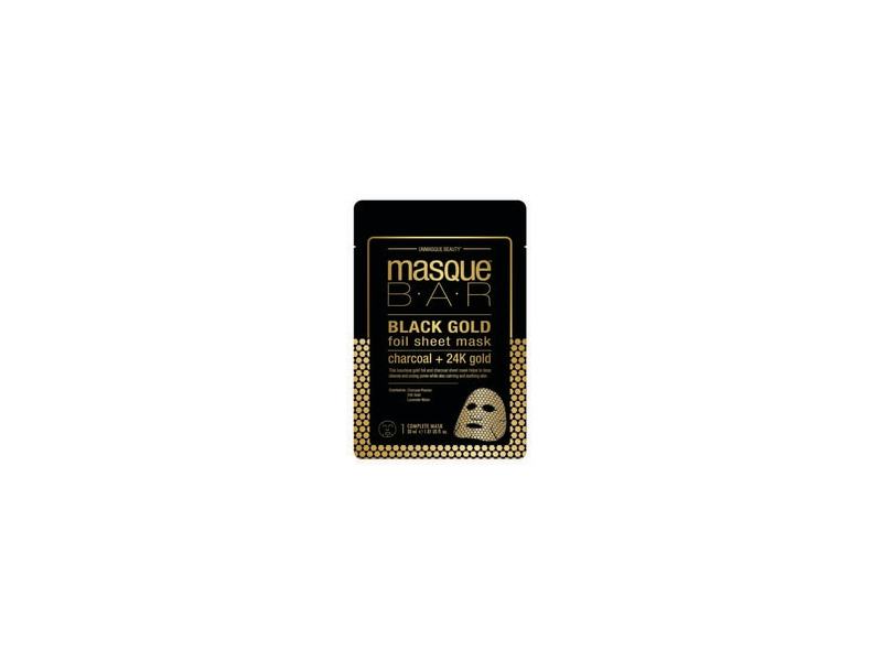 masqueBAR Black Gold Foil Sheet Mask