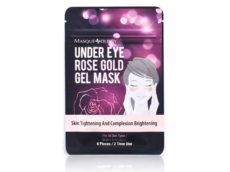 Masqueology Under Eye Gel Mask, Rose Gold, 4 ct