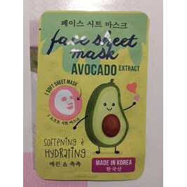 Face Sheet Mask Avocado Extract