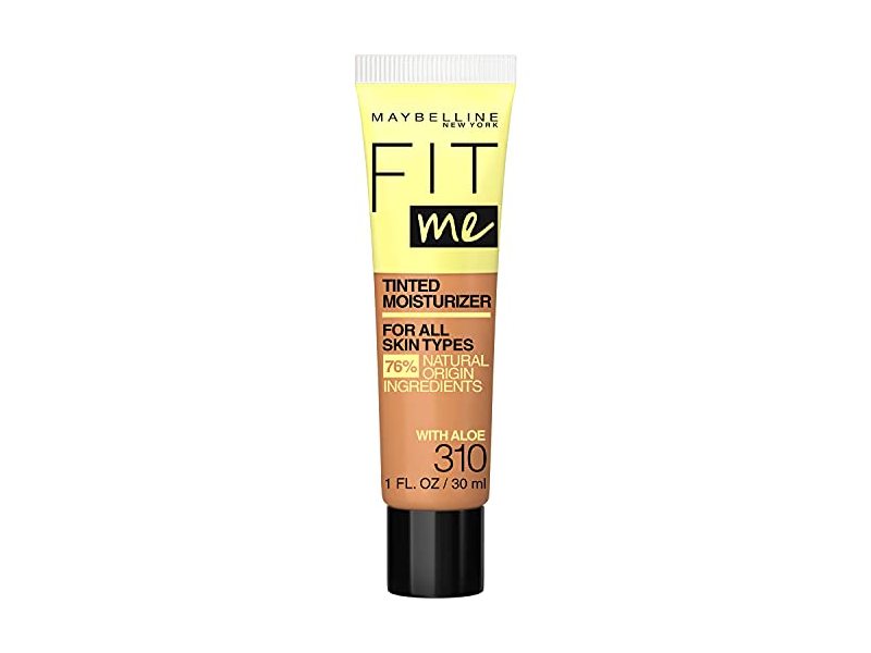 Maybelline New York Fit Me Tinted Moisturizer, Aloe, 310, 1 fl oz/30 mL