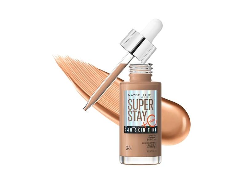 Maybelline New York Super Stay Skin Tint, 322, 1 fl oz/30 mL