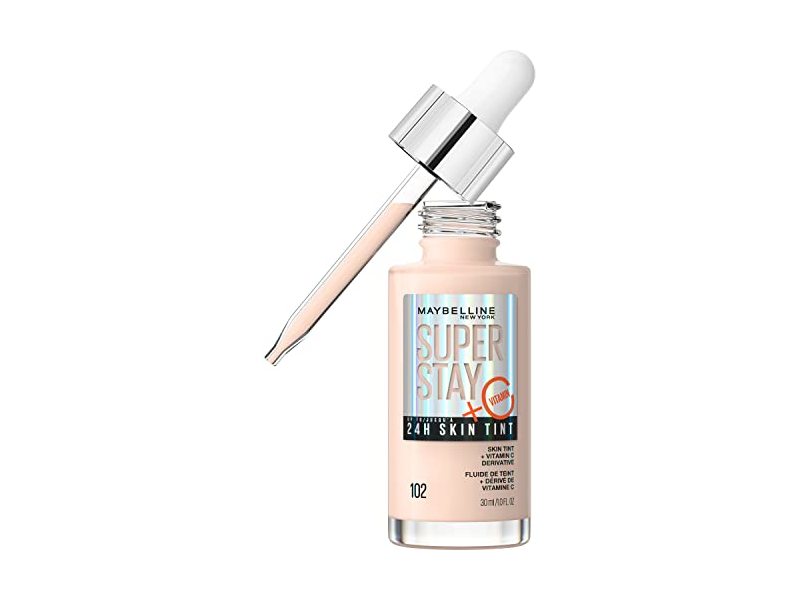 Maybelline Super Stay Skin Tint, Vitamin C 102, 1.0 fl oz/30 mL