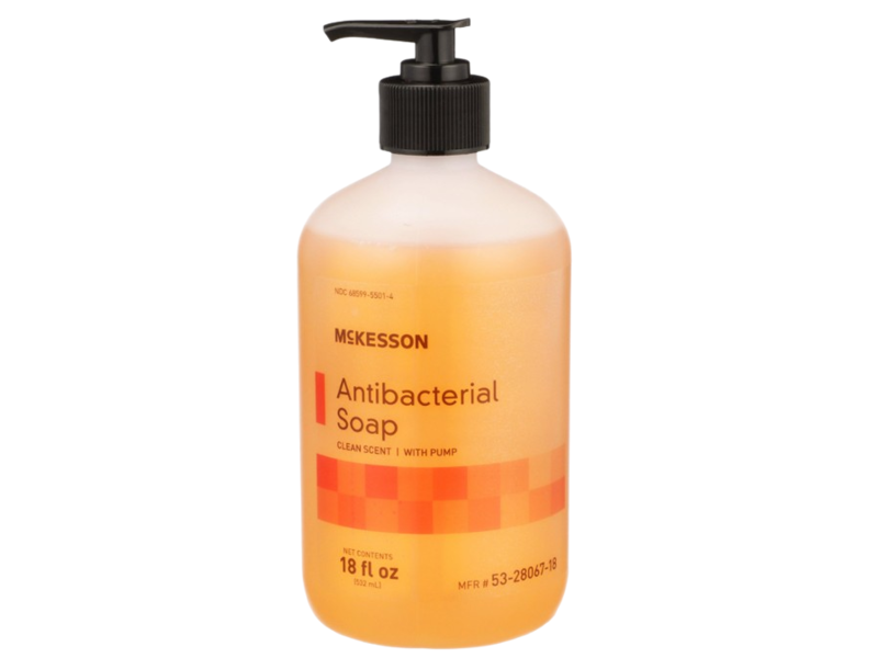 Mckesson Antibacterial Soap, Clean, 18 fl oz/532 mL