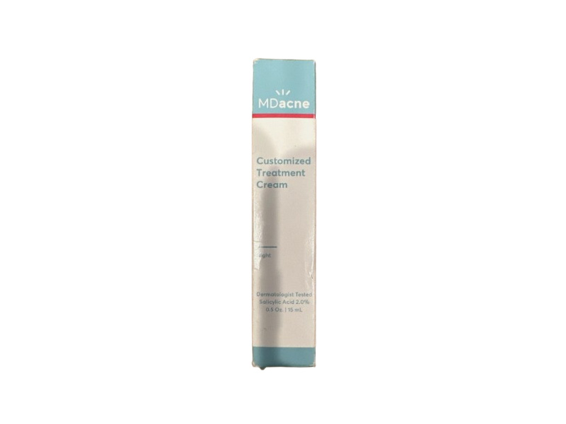 MDacne Night Customized Treatment Cream, salicylic Acid, 0.5 oz/15 mL