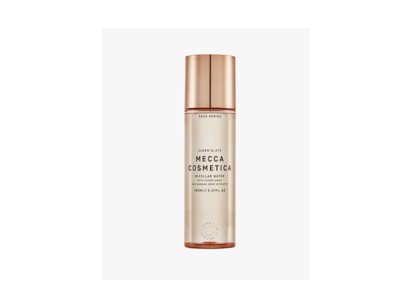 Mecca Cosmetica Face Series Micellar Water, Cornflower & Damask Rose Extracts, 5.07 fl oz/150 mL