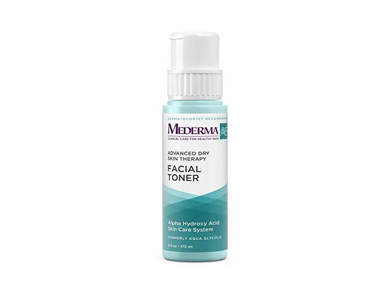 Mederma Advanced Dry Skin Therapy Facial Toner, Alpha Hydroxy Acid, 6 fl oz/175 mL