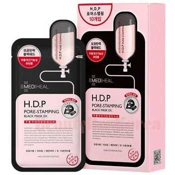 H.D.P Pore Stamping Black Mask Ex Pack