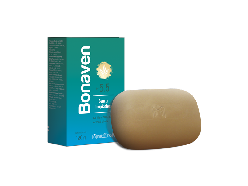 MediHealth Bonaven Barra Limpiadora, 120 g
