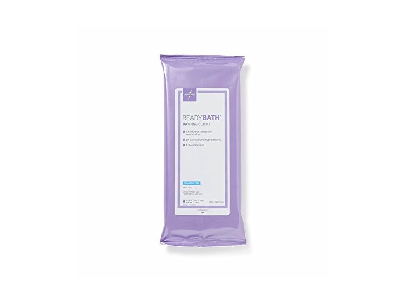 Medline Readybath Bathing Cloth, 8 Count