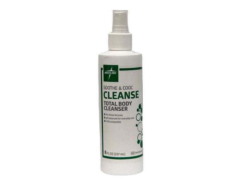 Medline Soothe & Cool Cleanse Total Body Cleanser, 8 fl oz