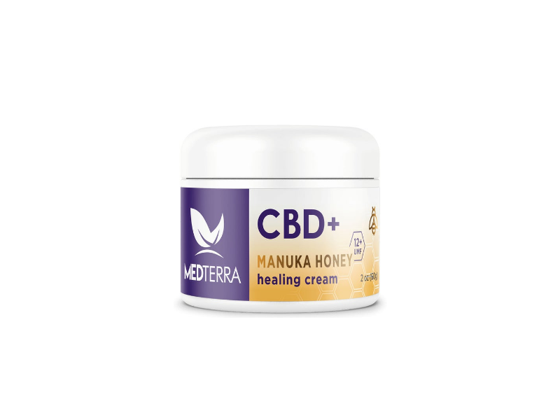 Medterra CBD + Manuka Honey Healing Cream, 2 oz/60 g