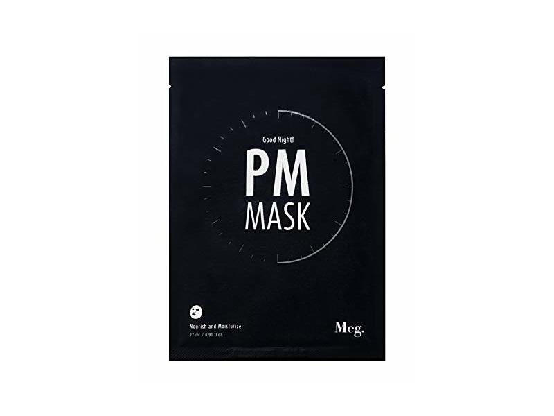 Meg Cosmetics Good Night PM Mask 27ml, Pack of 4, with Avocado Fruit Extract
