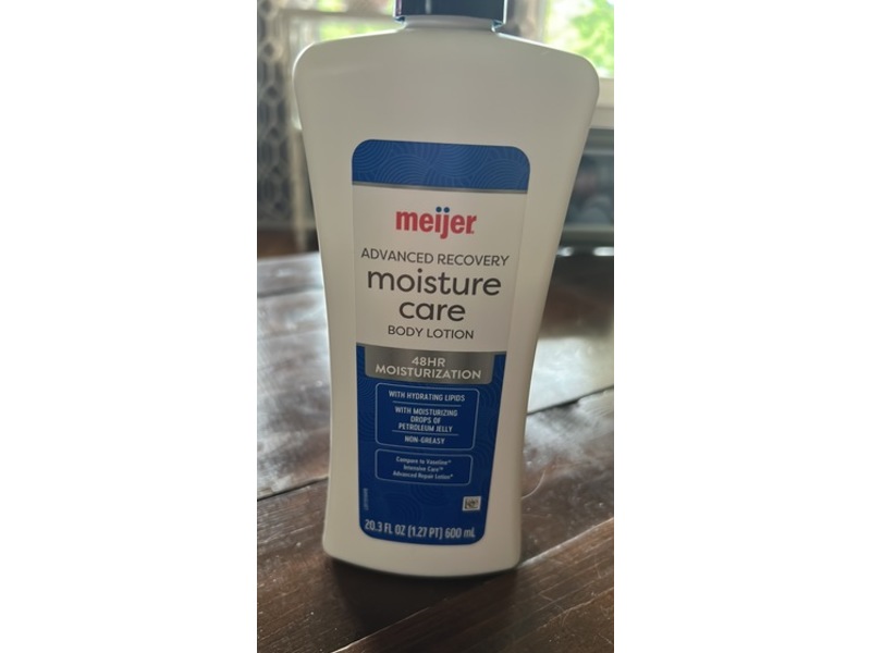 Meijer Advanced Recovery Moisture Care Body Lotion, 20.3 fl oz/600 mL