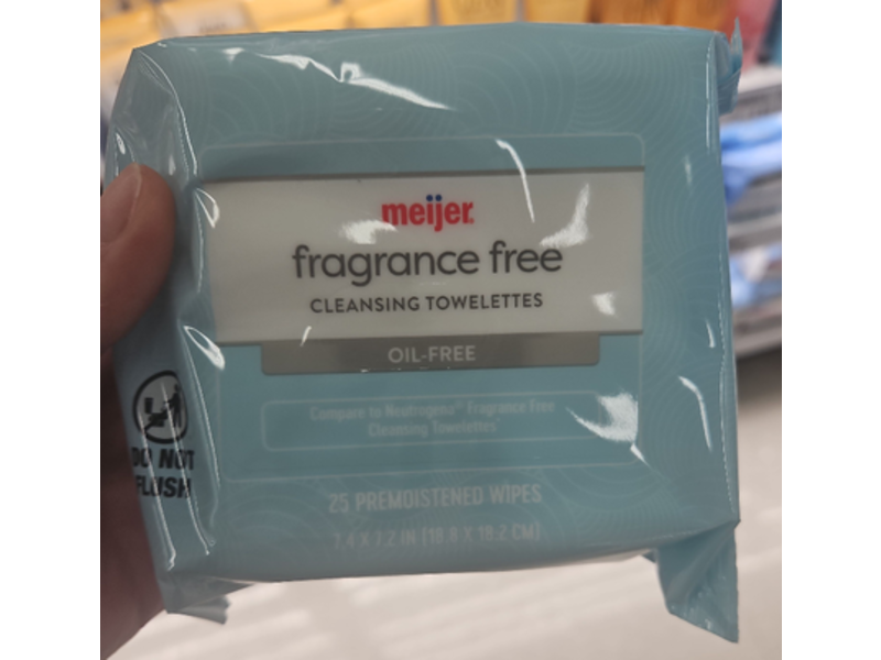 Meijer Cleansing Towelettes, 25 Count