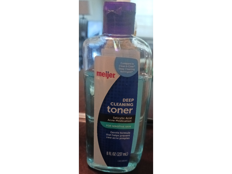 Meijer Deep Cleaning Toner, Sensitive Skin, 8 fl oz/237 mL