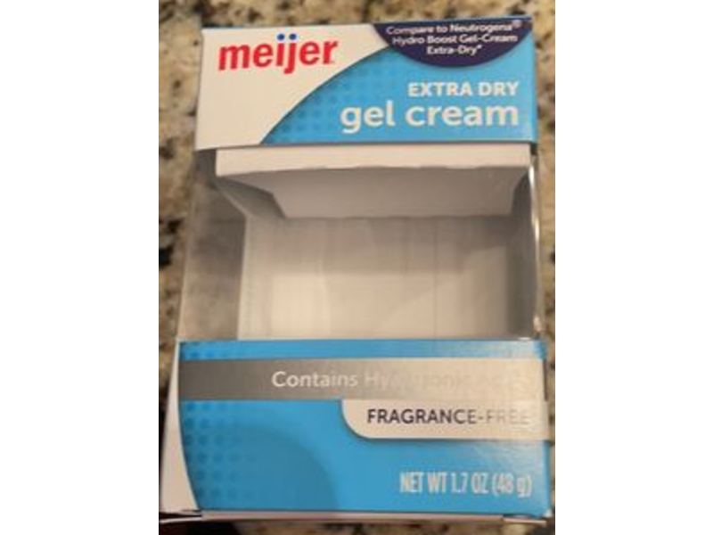 Meijer Extra Dry Gel Cream, Fragrance Free, 1.7 oz/48 g