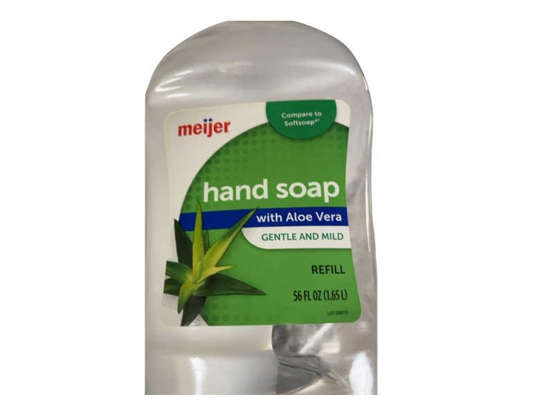 Meijer Gentle & Mind Hand Soap, Aloe Vera, 56 fl oz/1.65 L