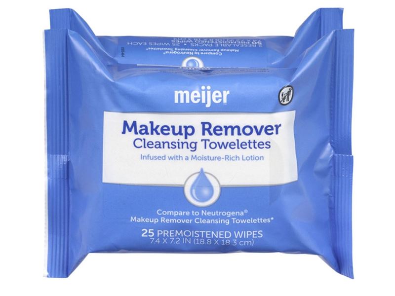 Meijer Makeup Remover Cleansing Towelettes, 25 ct