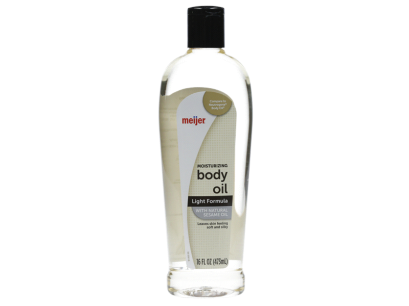 Meijer Moisturizing Body Oil Light Formula, 16 fl oz