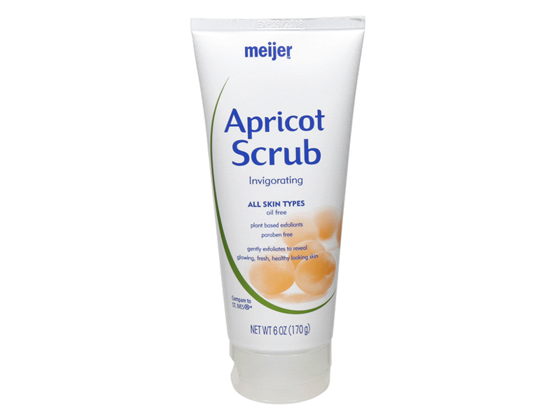 Meijer Scrub, Apricot, 6 oz