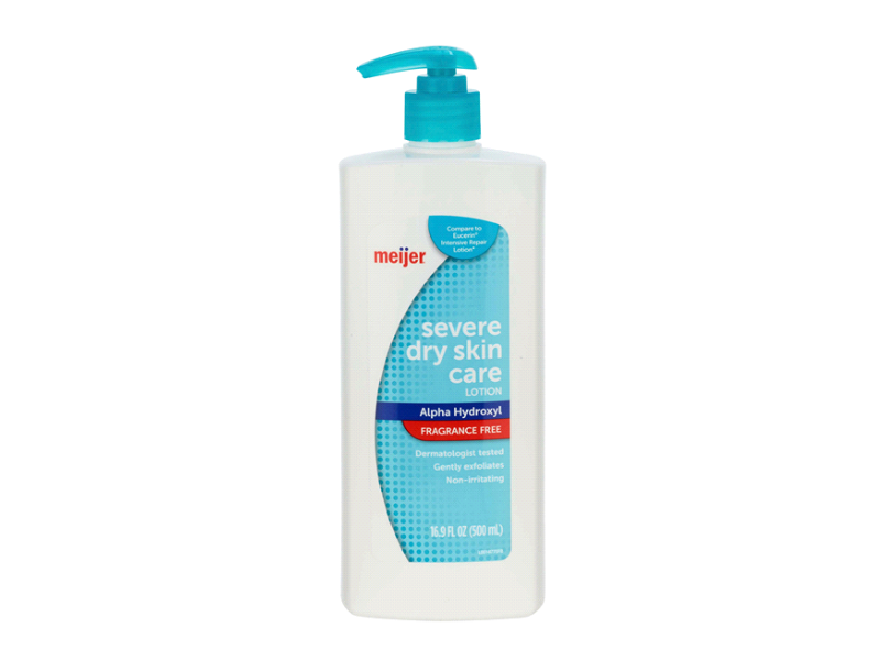Meijer Sever Dry Skin Care Lotion, Alpha Hydroxyl, 16.9 fl oz/500 mL