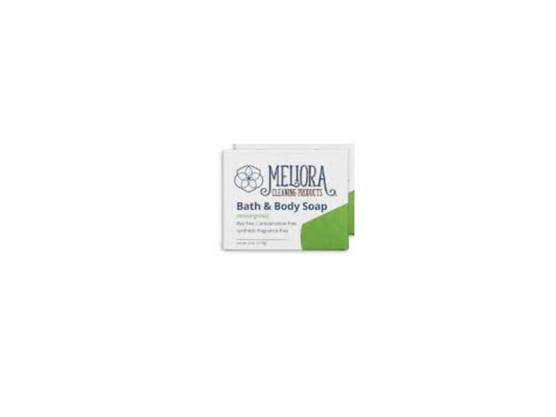 Meliora Cleaning Products Bath & Body Soap, Lemongrass, 4 oz/113 g