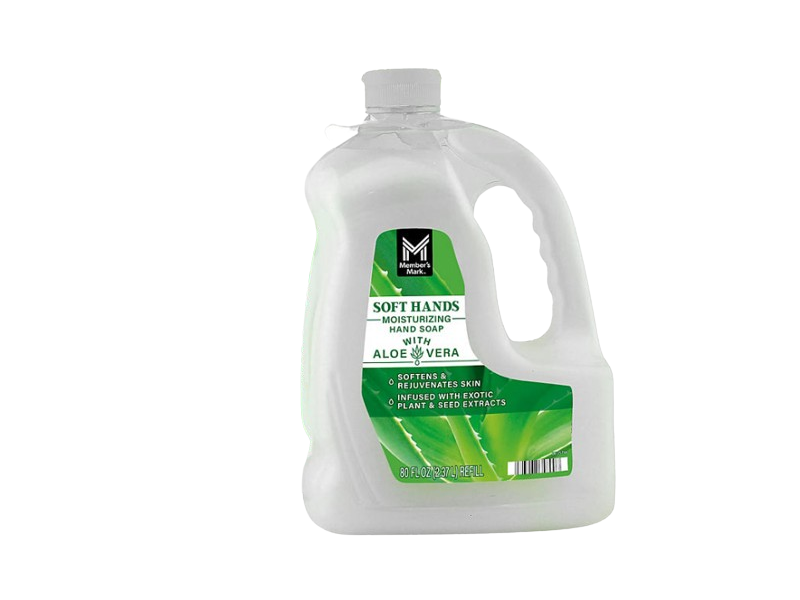 Member's Mark Soft Hands Moisturizing Hand Soap, Aloe Vera, 80 fl oz/2.37 L