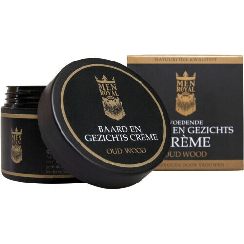 Voedende Baard En Gezichtscrème Oud Wood
